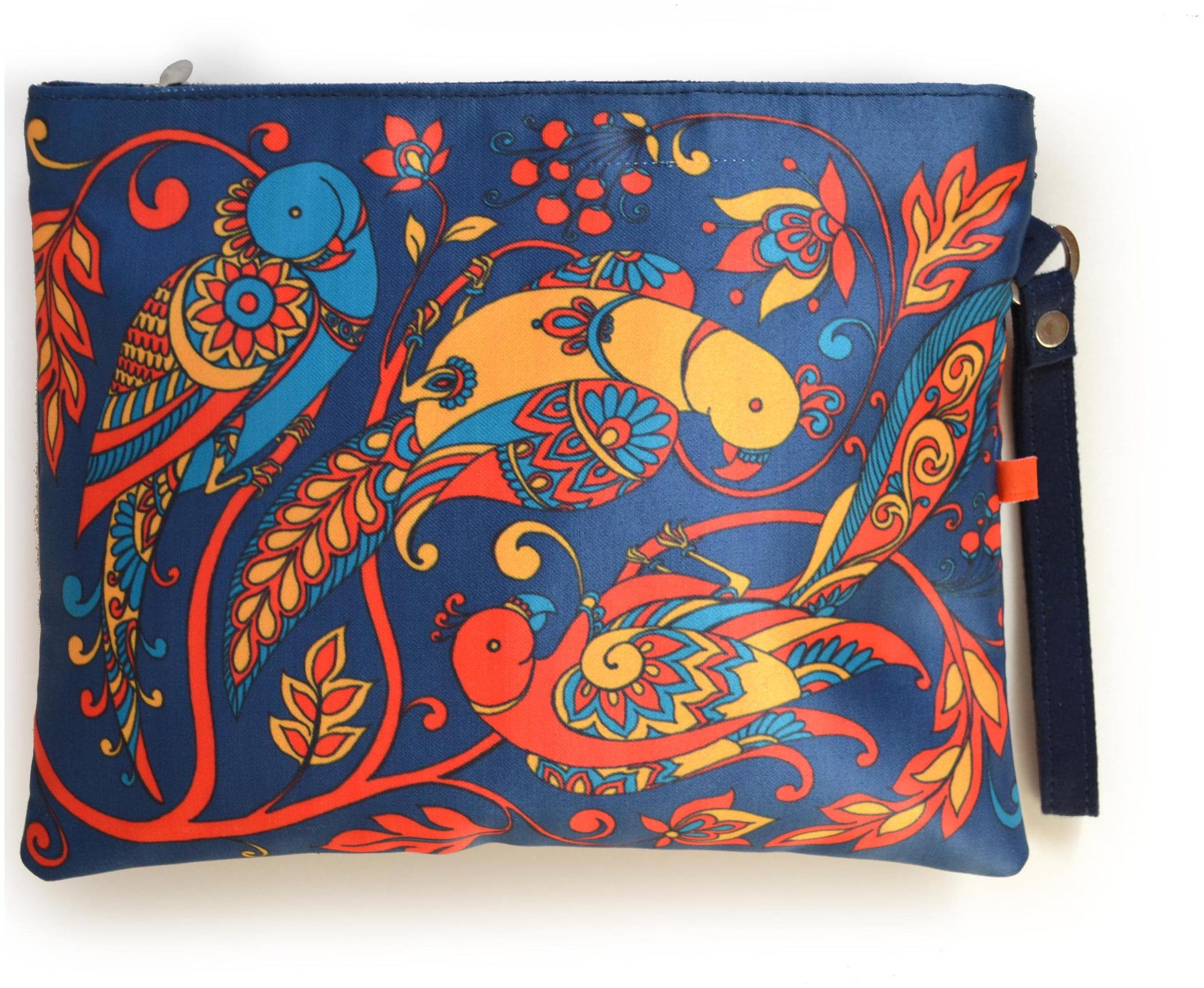 

ANARTLINE Women Blue Polyester Clutch