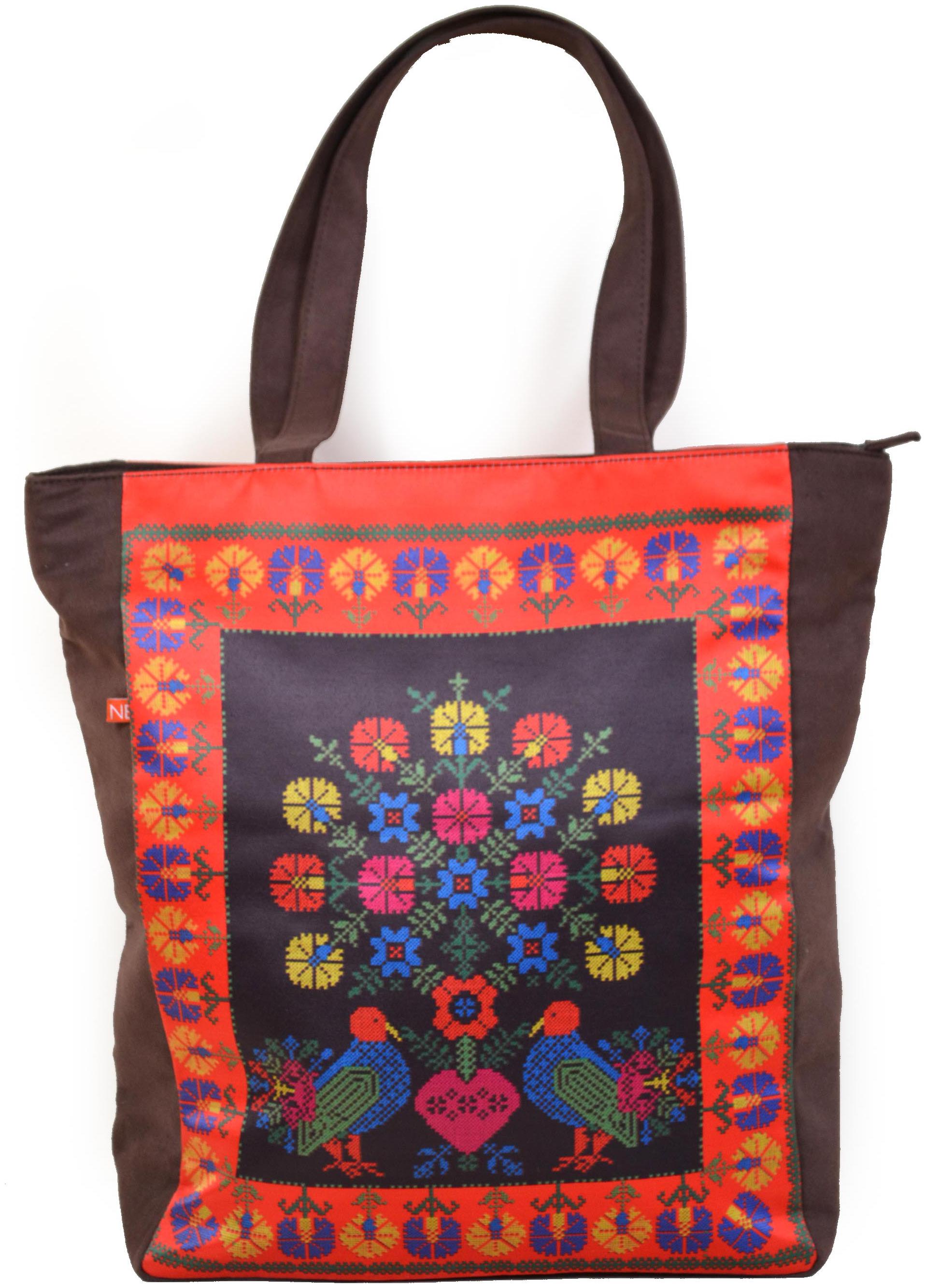

ANARTLINE Maroon Polyester Handheld Bag