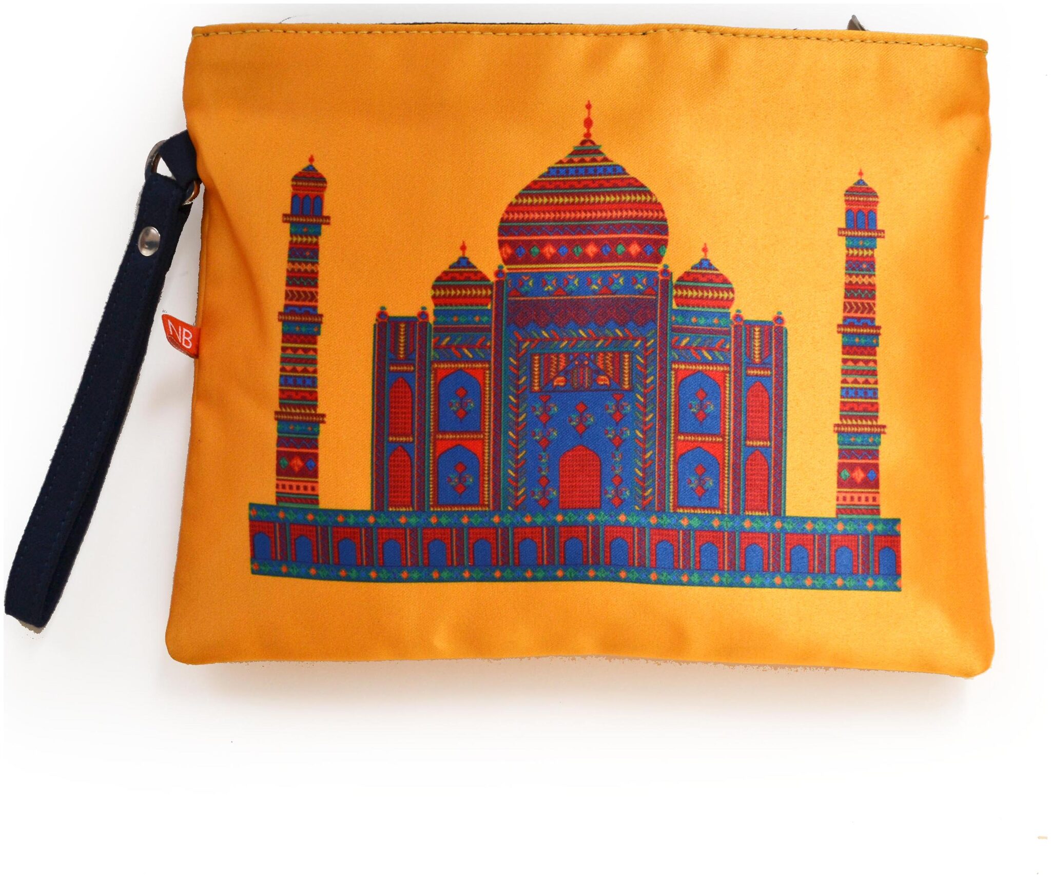 

ANARTLINE Women Yellow Polyester Clutch