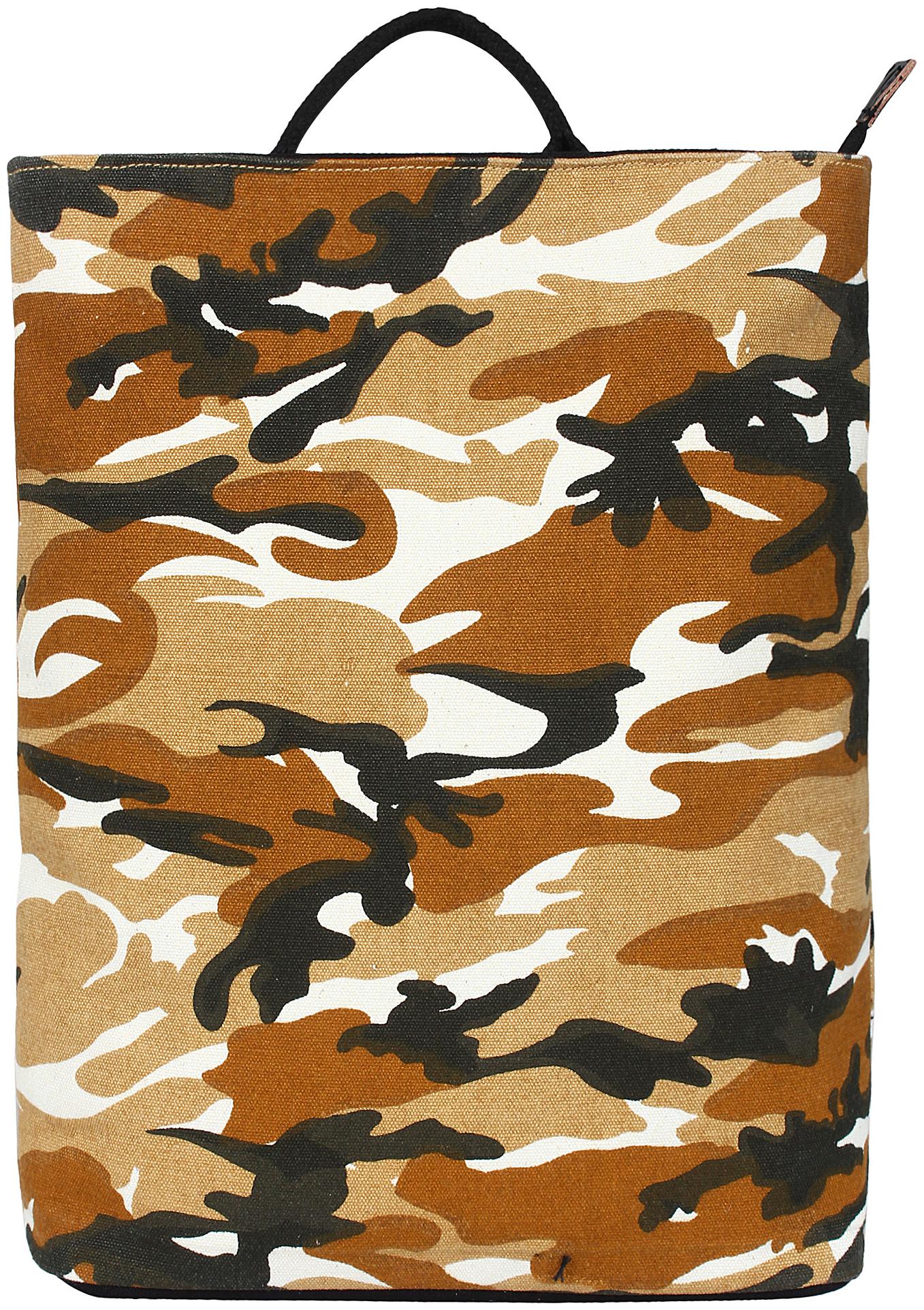 

Anekaant Brown Canvas Backpack