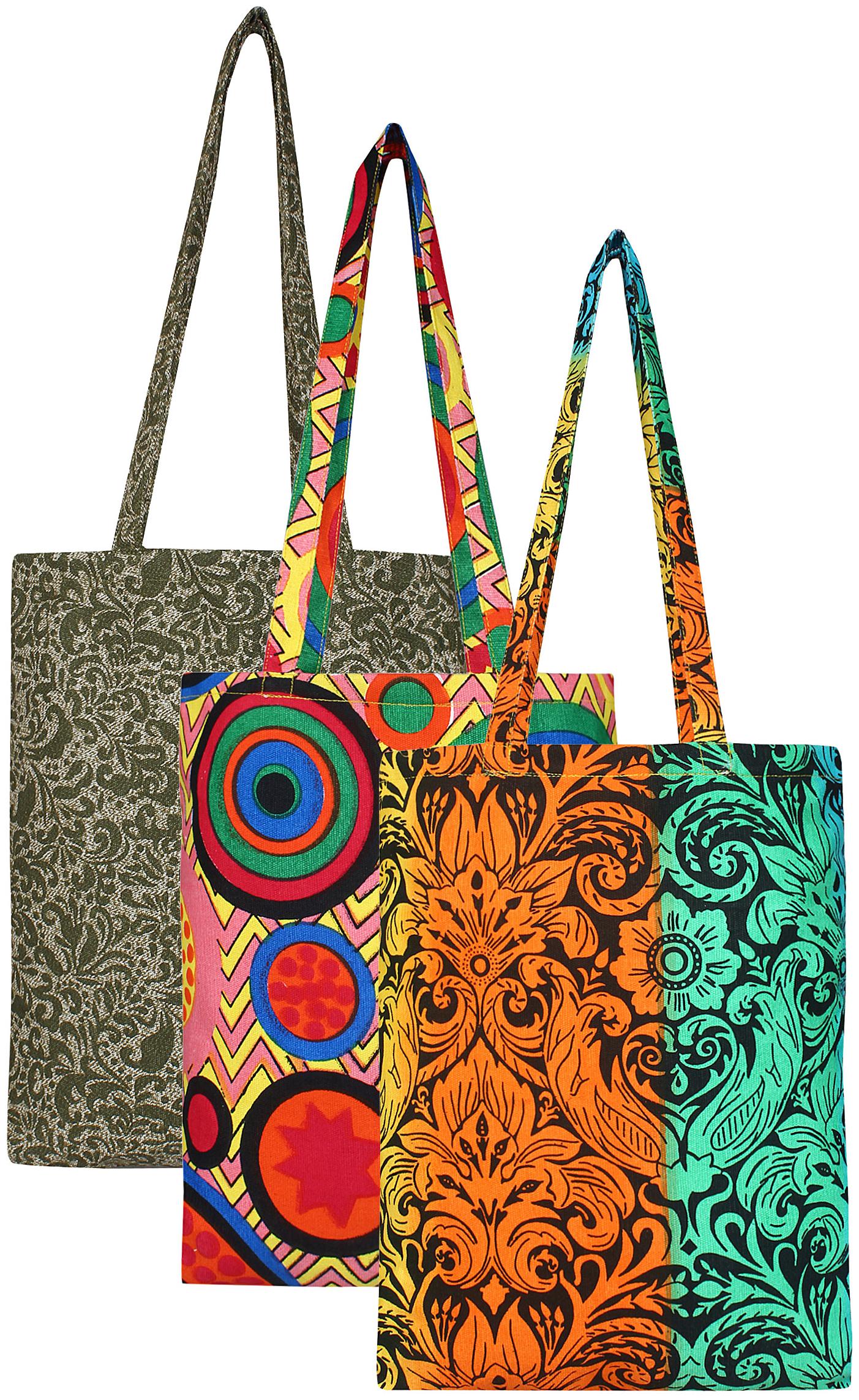 

Anekaant Women Printed Canvas - Tote Bag Multi