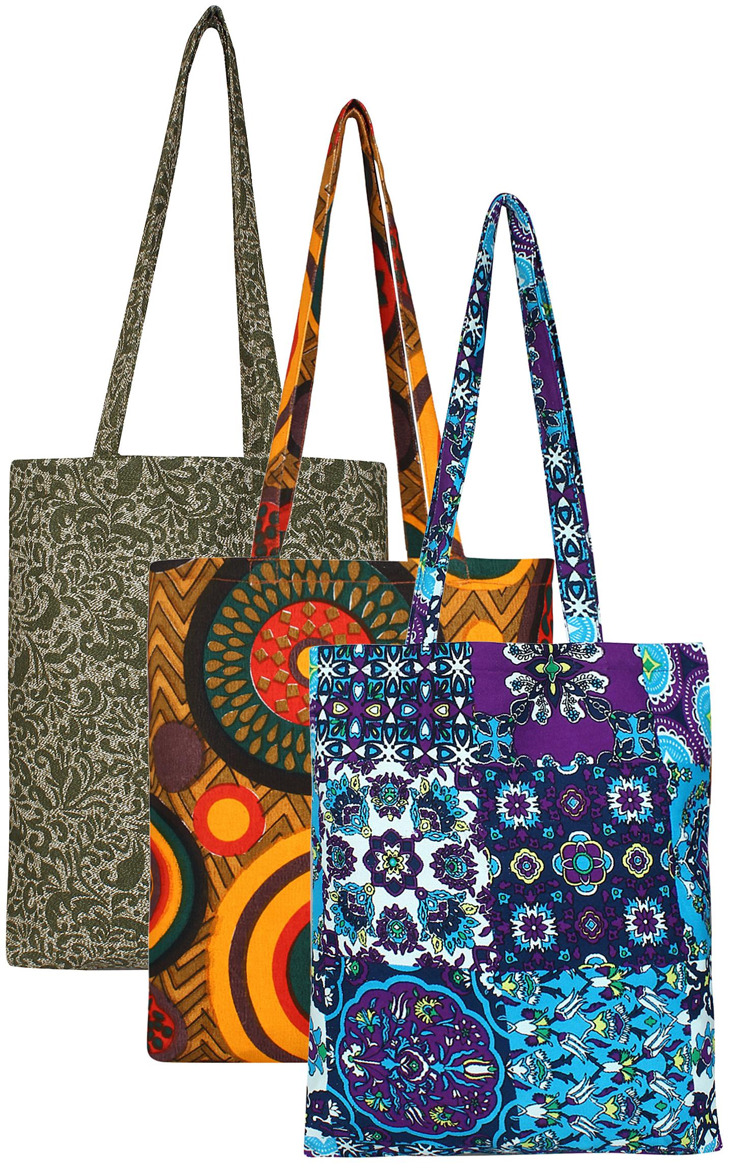 

Anekaant Women Printed Canvas - Tote Bag Multi