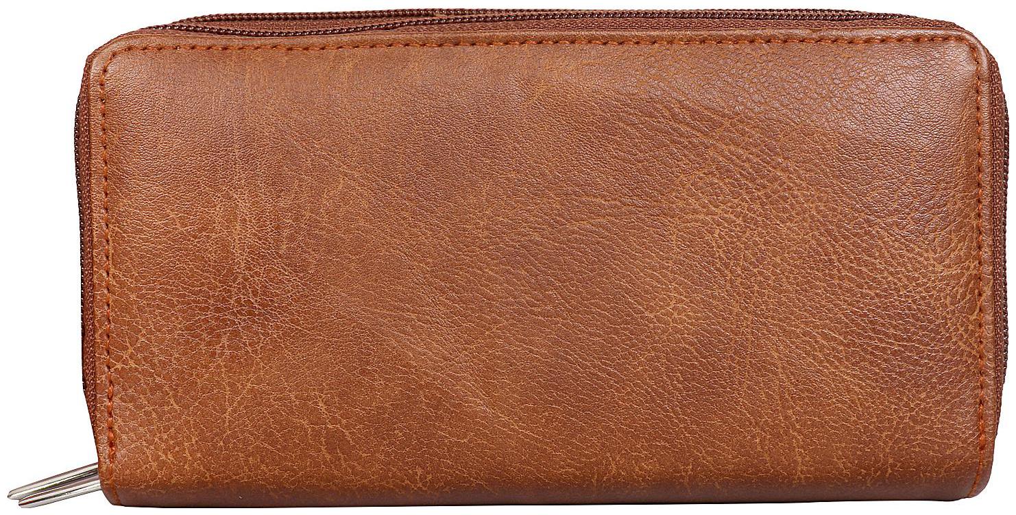 

Anekaant Classic Brown Leatherette Wallet