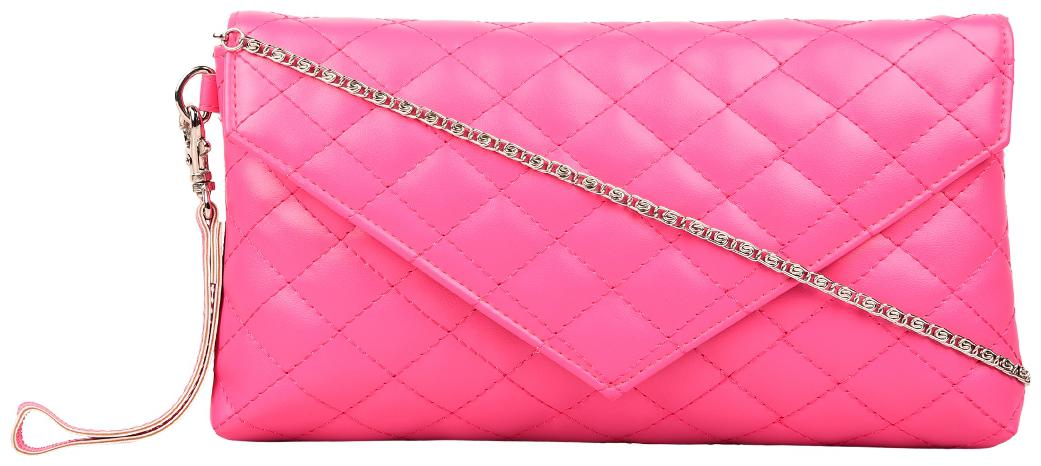 

Anekaant Pink PU Solid Sling Bag