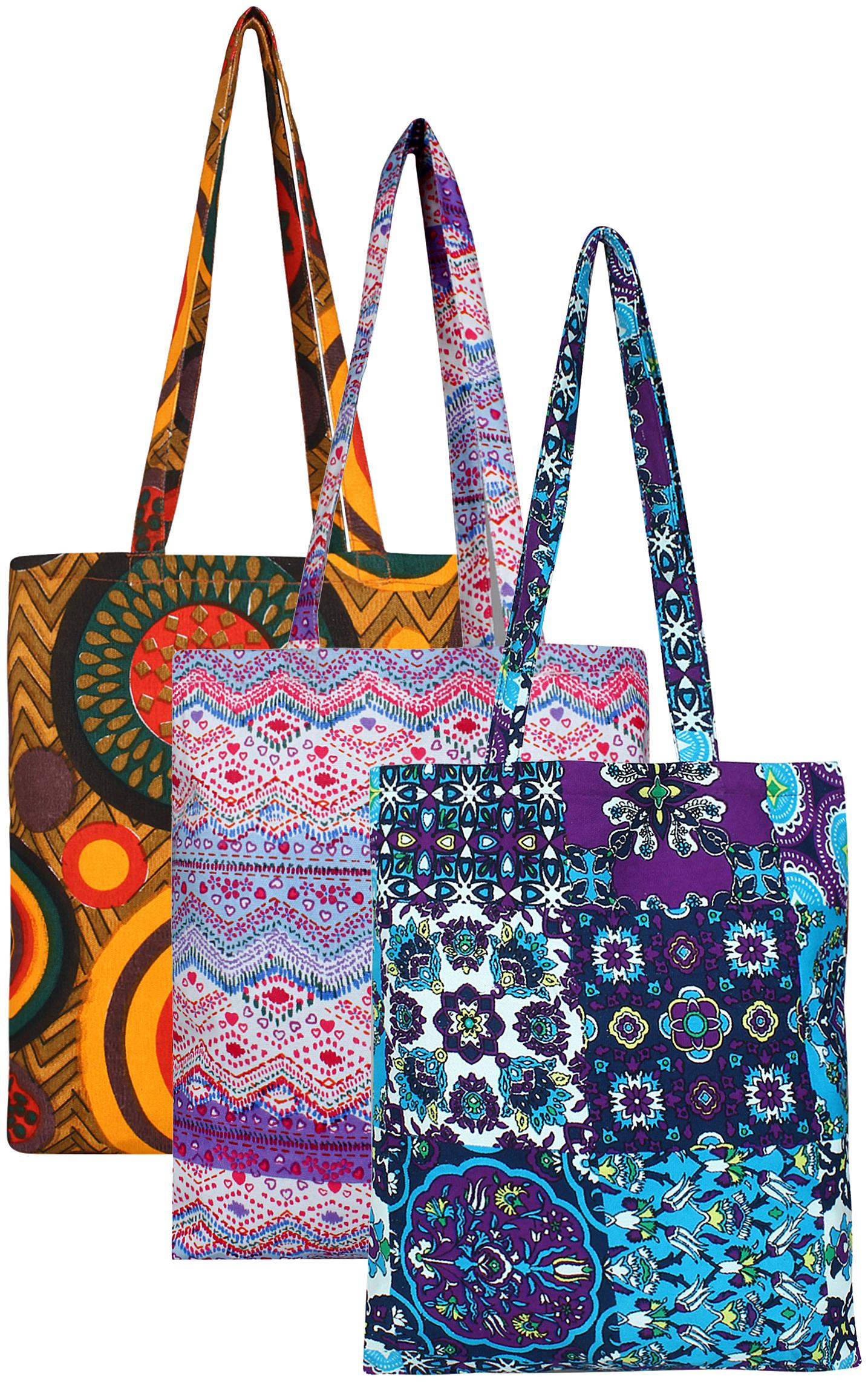 

Anekaant Women Printed Canvas - Tote Bag Multi