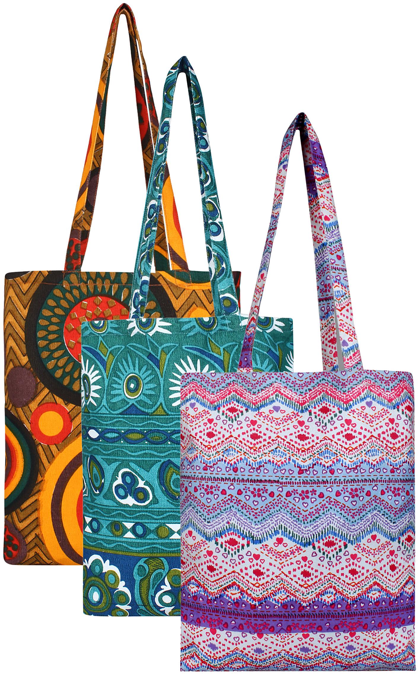 

Anekaant Women Printed Canvas - Tote Bag Multi
