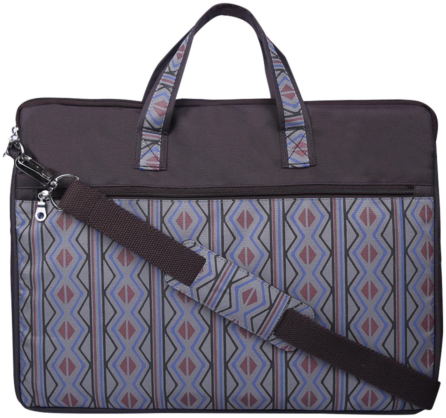 

Anekaant Brown Polyester Laptop Backpack