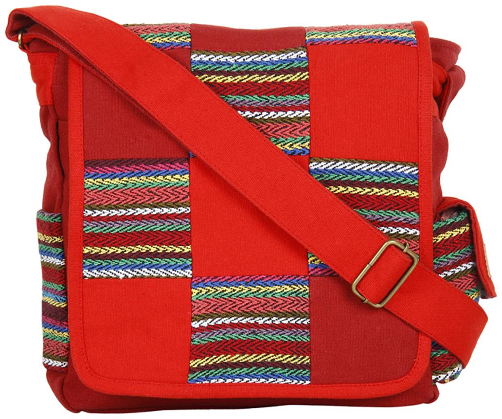 

Anekaant Multi Canvas Solid Sling Bag