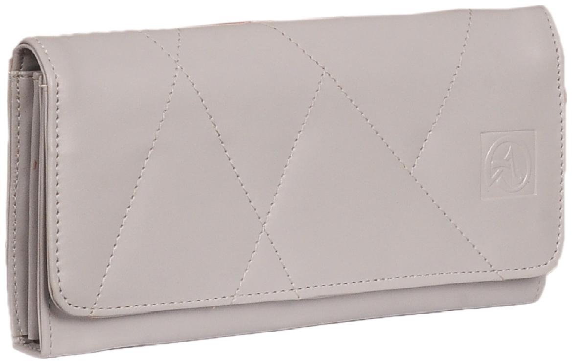 

Anemone Women Grey PU Clutch