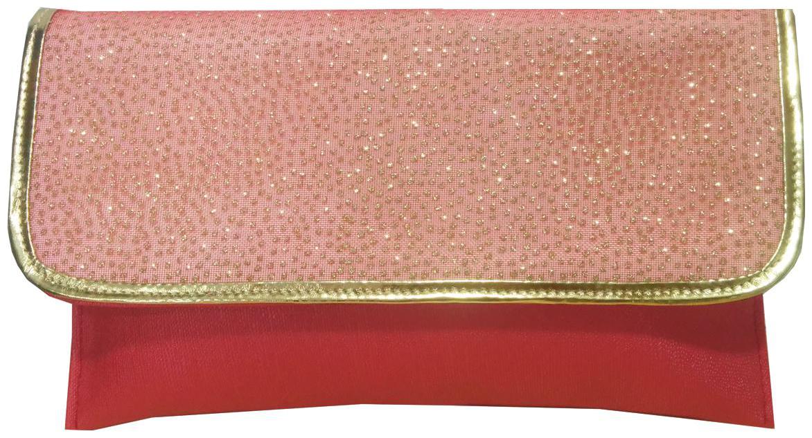 

Angelfish Women Red Fabric Clutch
