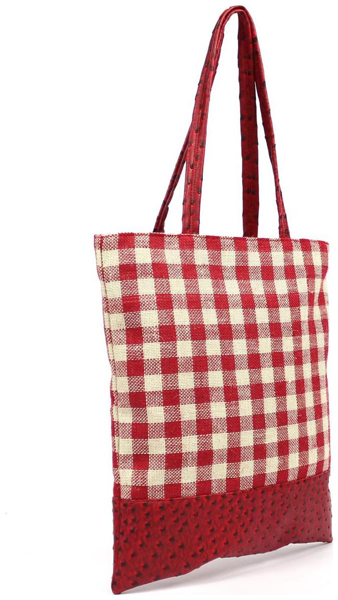 

Anges Bags Women Solid Fabric - Tote Bag Red