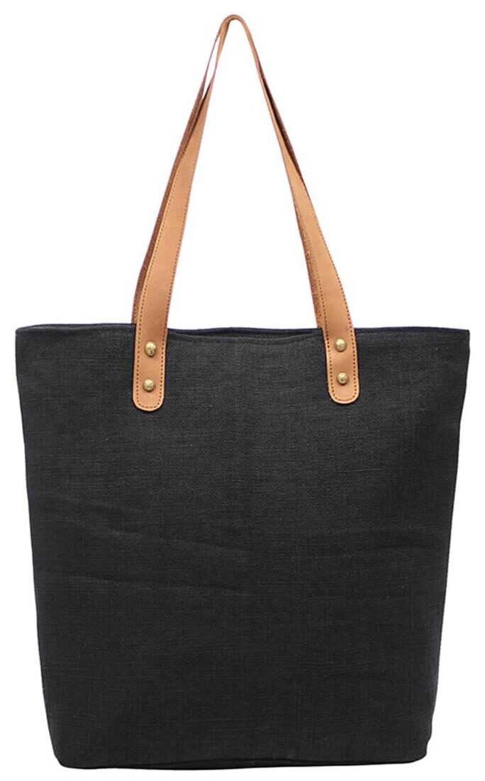 

Anges Bags Black Silk Shoulder Bag