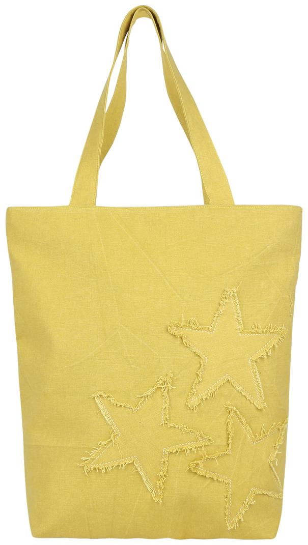 

ANGES star tote yellow