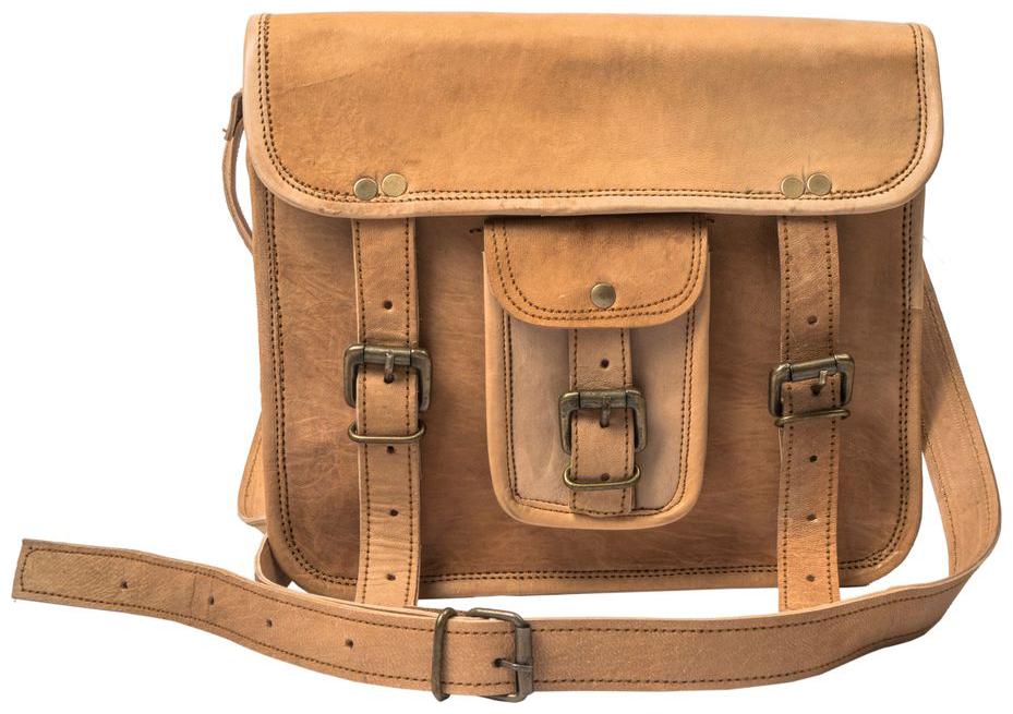 

Anshika International 11 inch vintage leather office briefcase bag