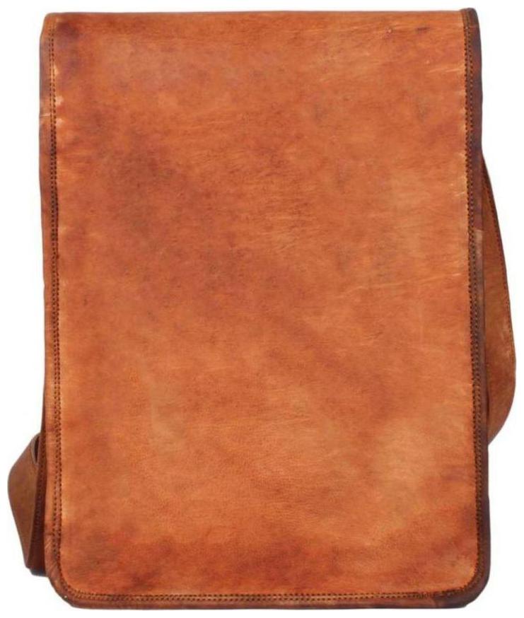 

Anshika International Leather Vertical Sling Bag Brown Buckle Closure 10 x 13 x 3 Inches