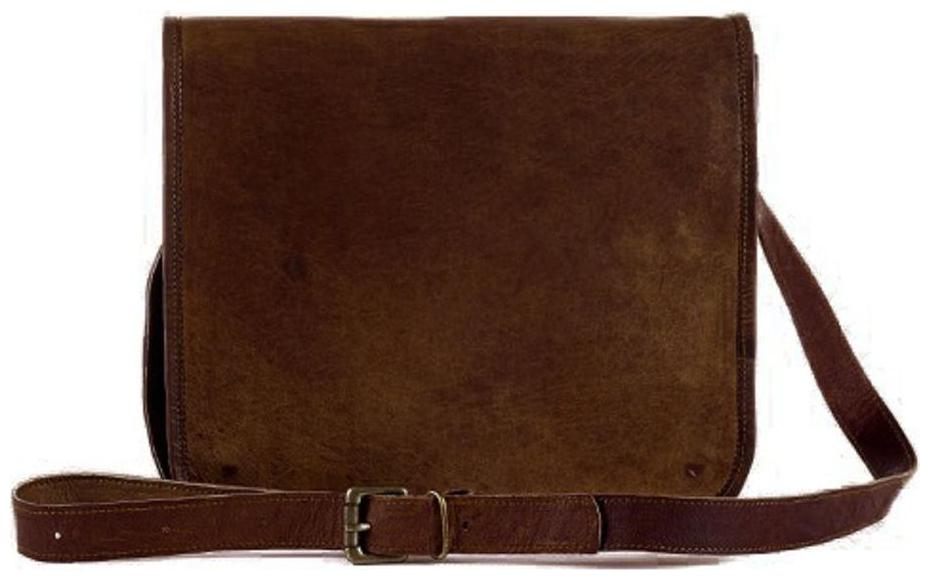 

Anshika International 11 real Leather full flap sling shoulder messenger bag