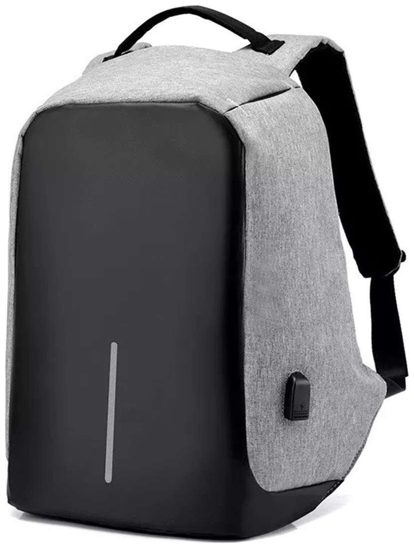 

Anshika International Black Polyester Backpack