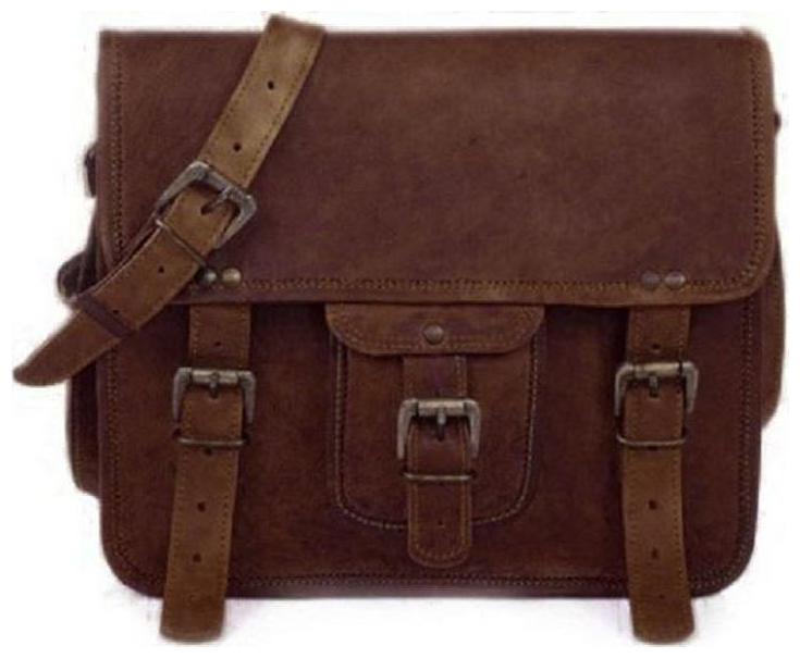 

Anshika International vintage handmade jodhpur leather messenger bag