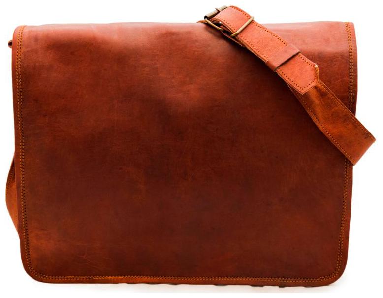

Anshika International genuine leather 33 02 cm (13 Inch) messenger bag for unisex