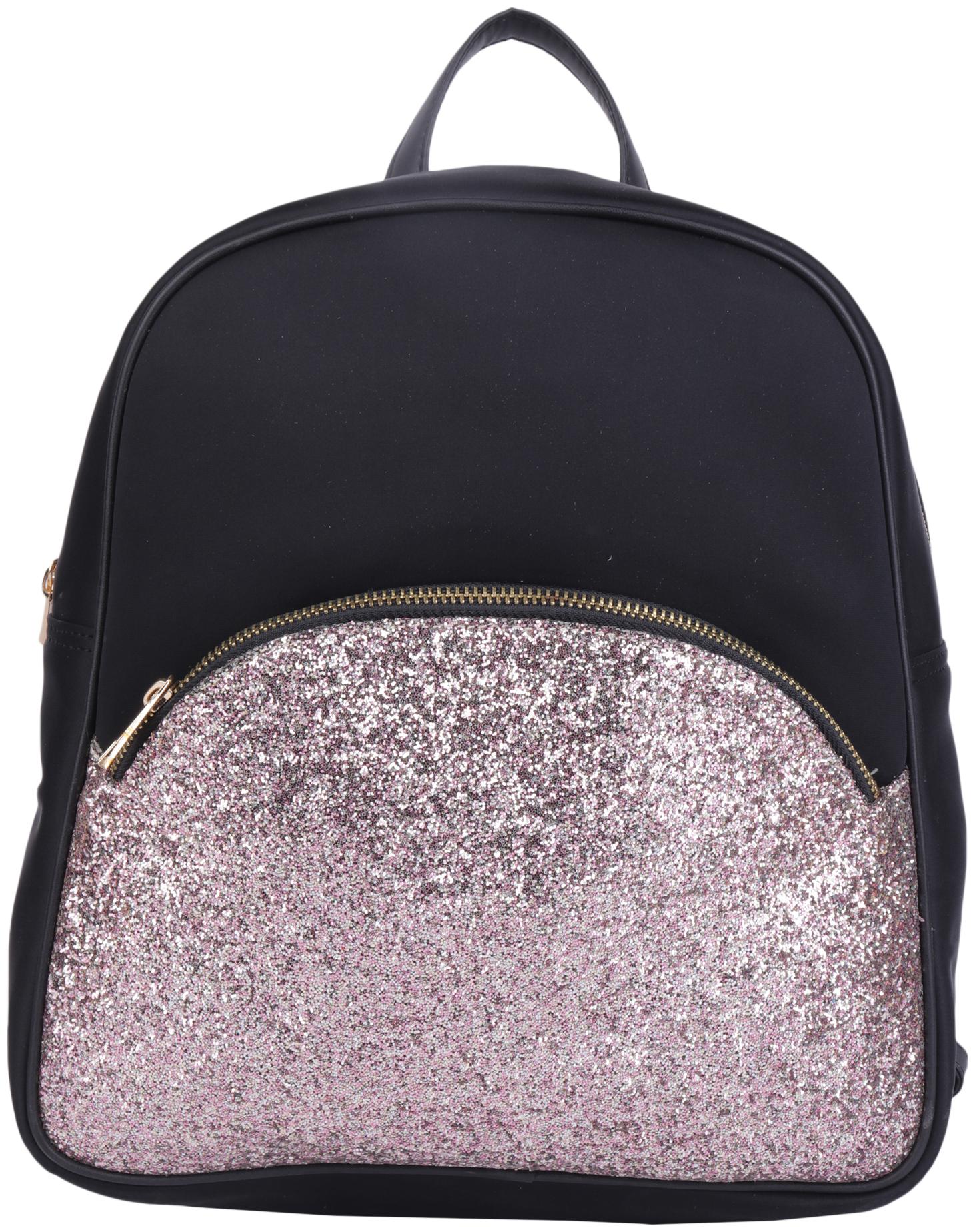 

Antin Black Leather Backpack