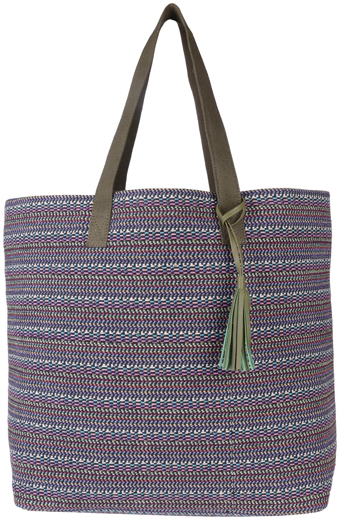 

Antin Women s Woven Tote Handbag (Multi)