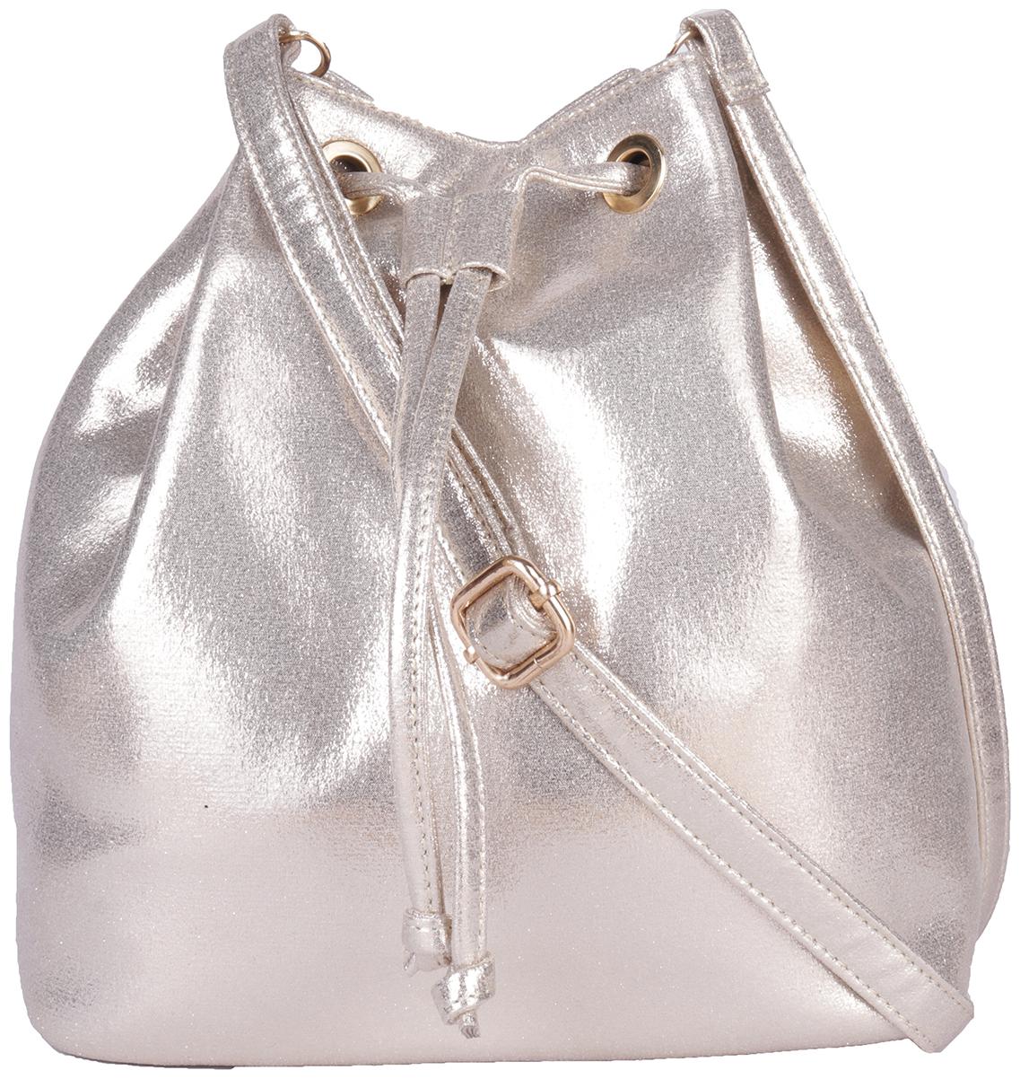 

Antin Grey Faux Leather Solid Sling Bag
