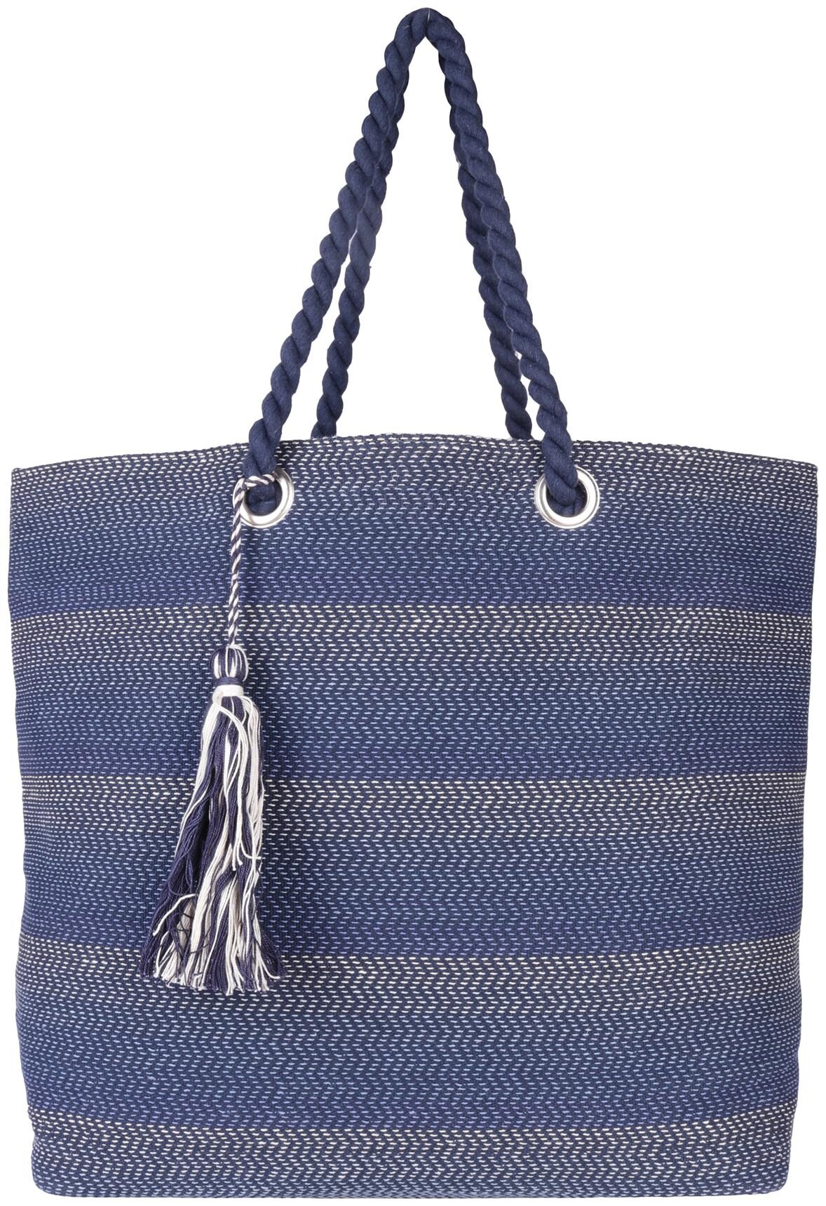 

Antin Women s Woven Tote Handbag (Blue)
