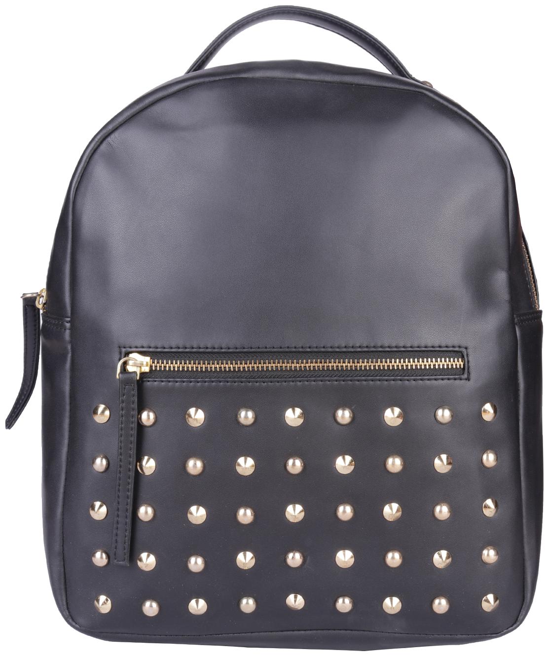 

Antin Black Leather Backpack