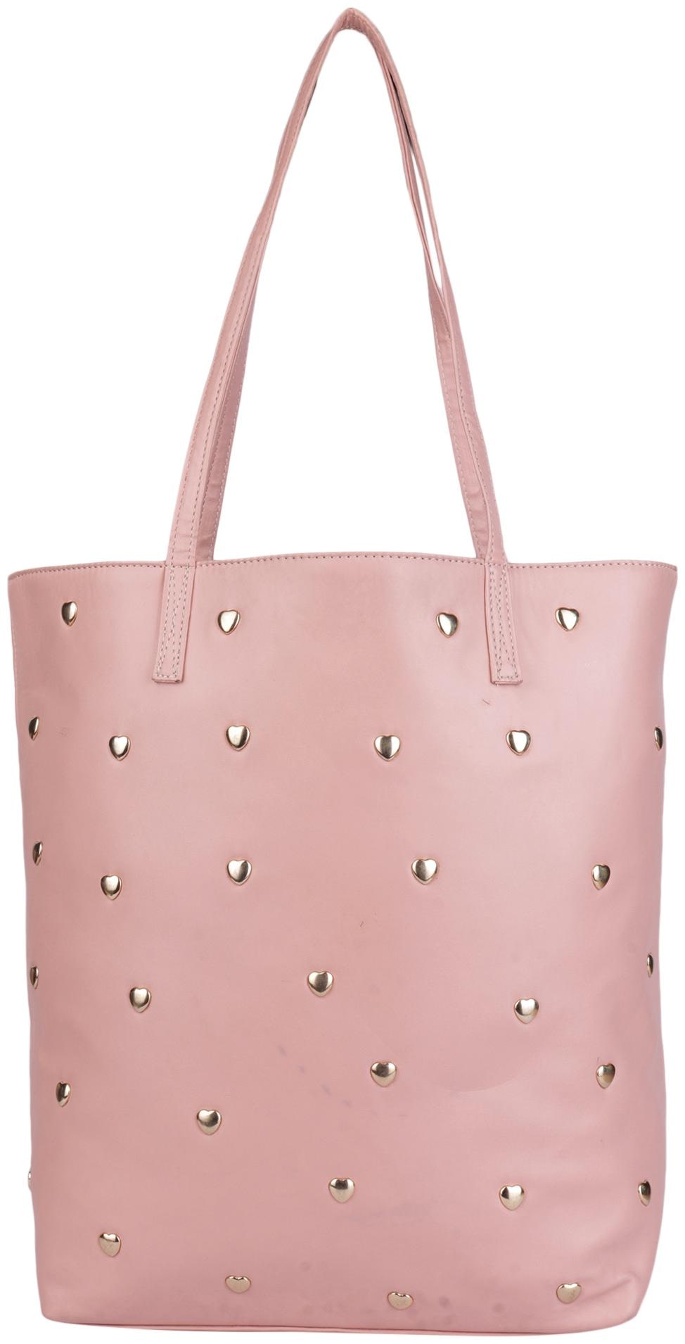 

Antin Women s PU Leather Tote Handbag (Pink)