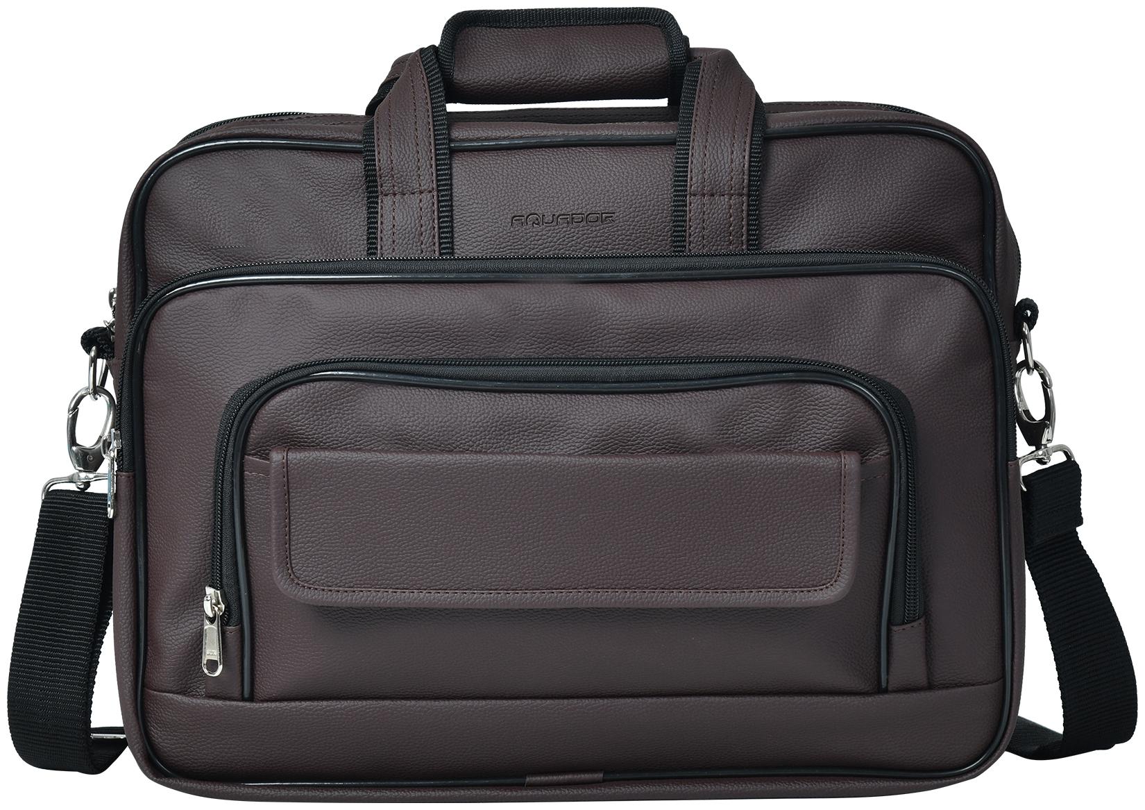 

AQUADOR 1301-Brown Laptop messenger bag Up to 15 inch Laptop