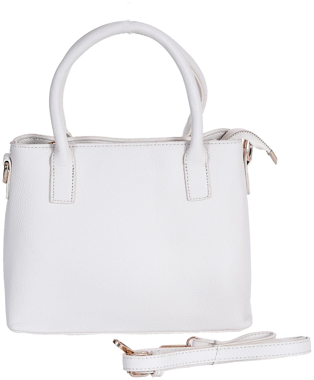 

AR White Color Women s Handbag Leather Bag with Adjustable Strap for Ladies and Girls