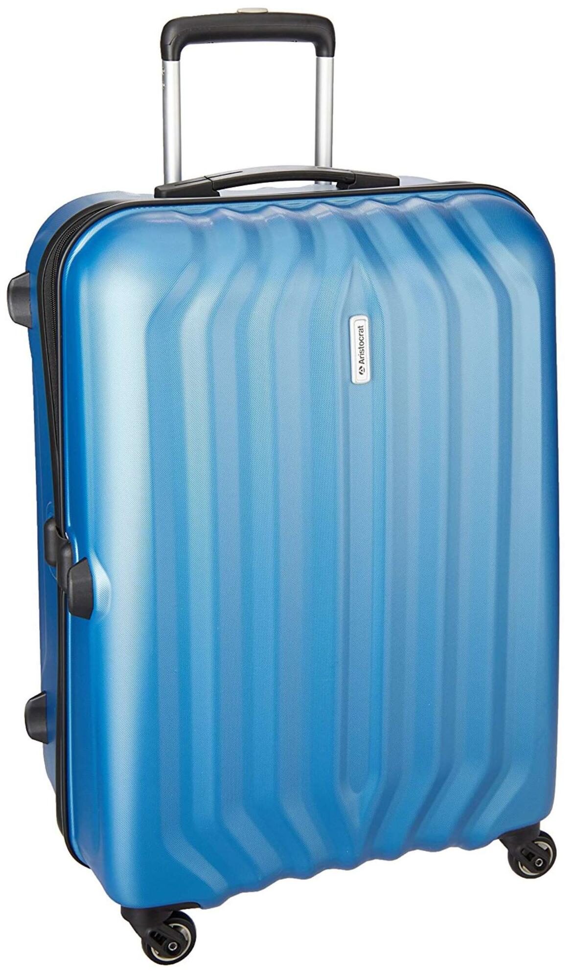 Buy ARISTOCRAT Medium Size Hard Luggage Bag ( Blue , 4 Wheels ) Online