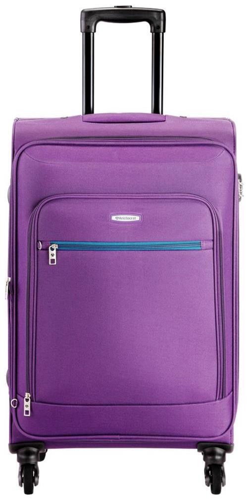 

ARISTOCRAT Medium Size Hard Luggage Bag ( Purple 4 Wheels )