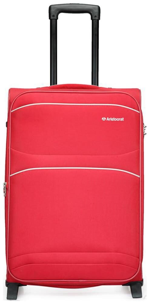 

ARISTOCRAT Medium Size Soft Luggage Bag ( Red 4 Wheels )