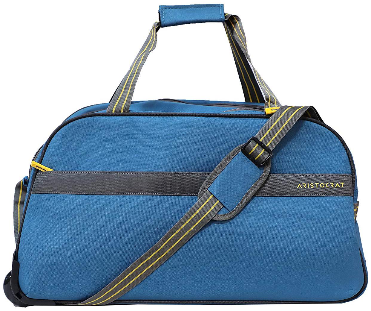 

Aristocrat Polyester 65 cms Blue Travel Duffle (DFTDRH65BLU)