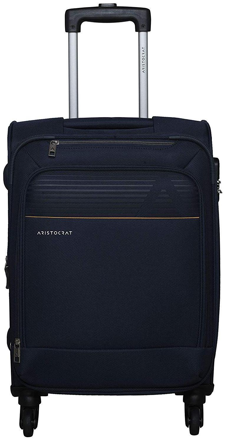 

ARISTOCRAT Luggage Large Size Soft Luggage Bag ( Blue 4 Wheels )