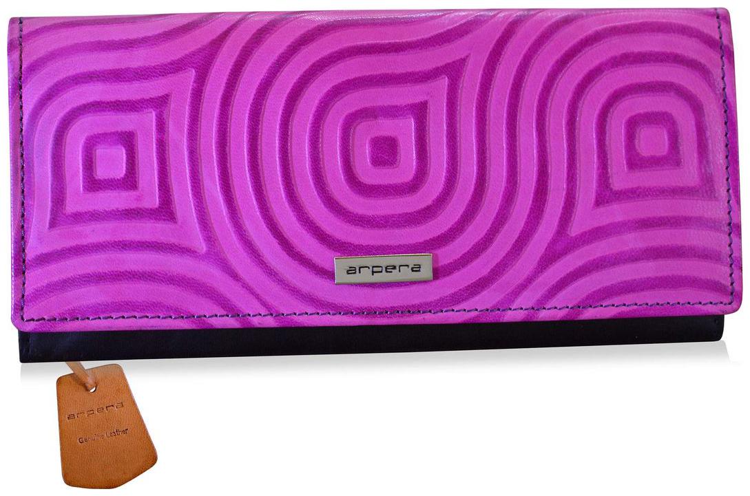 

Arpera Signature Pink Leather wallet for women C11527-32