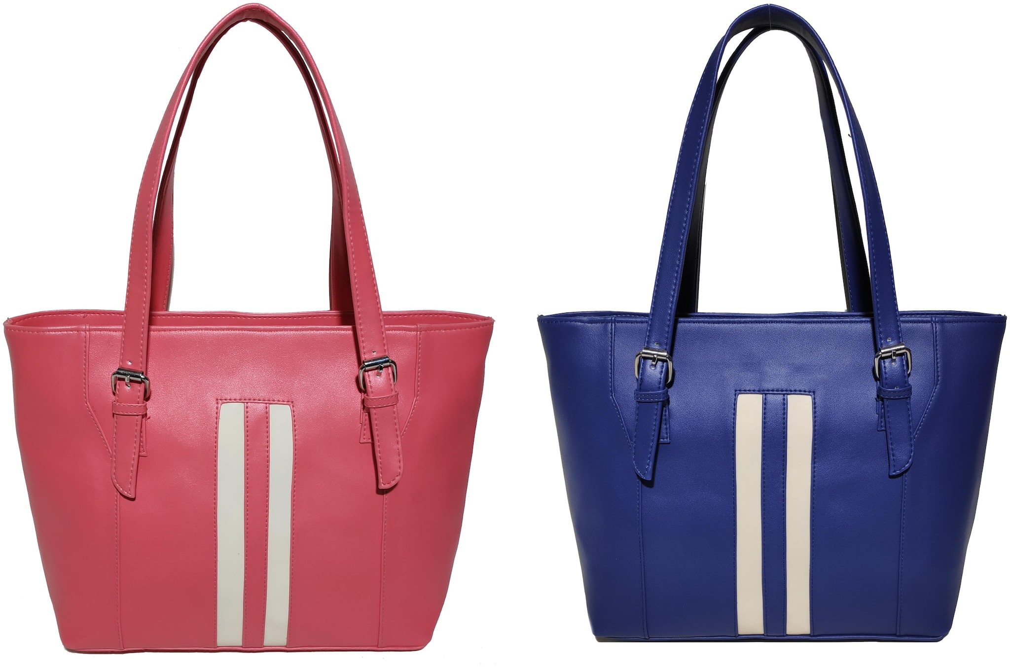 

AZED Collections Red Blue PU Shoulder Bag