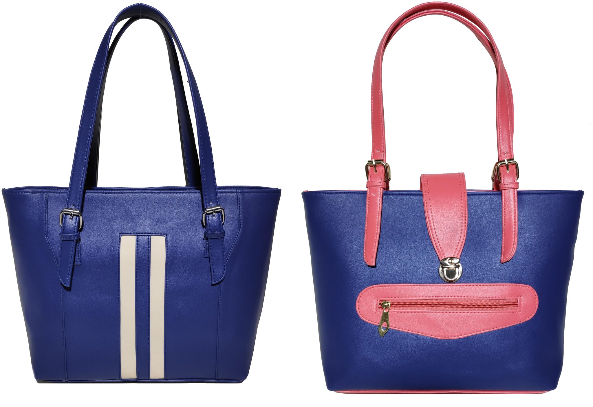 

AZED Collections Blue PU Shoulder Bag