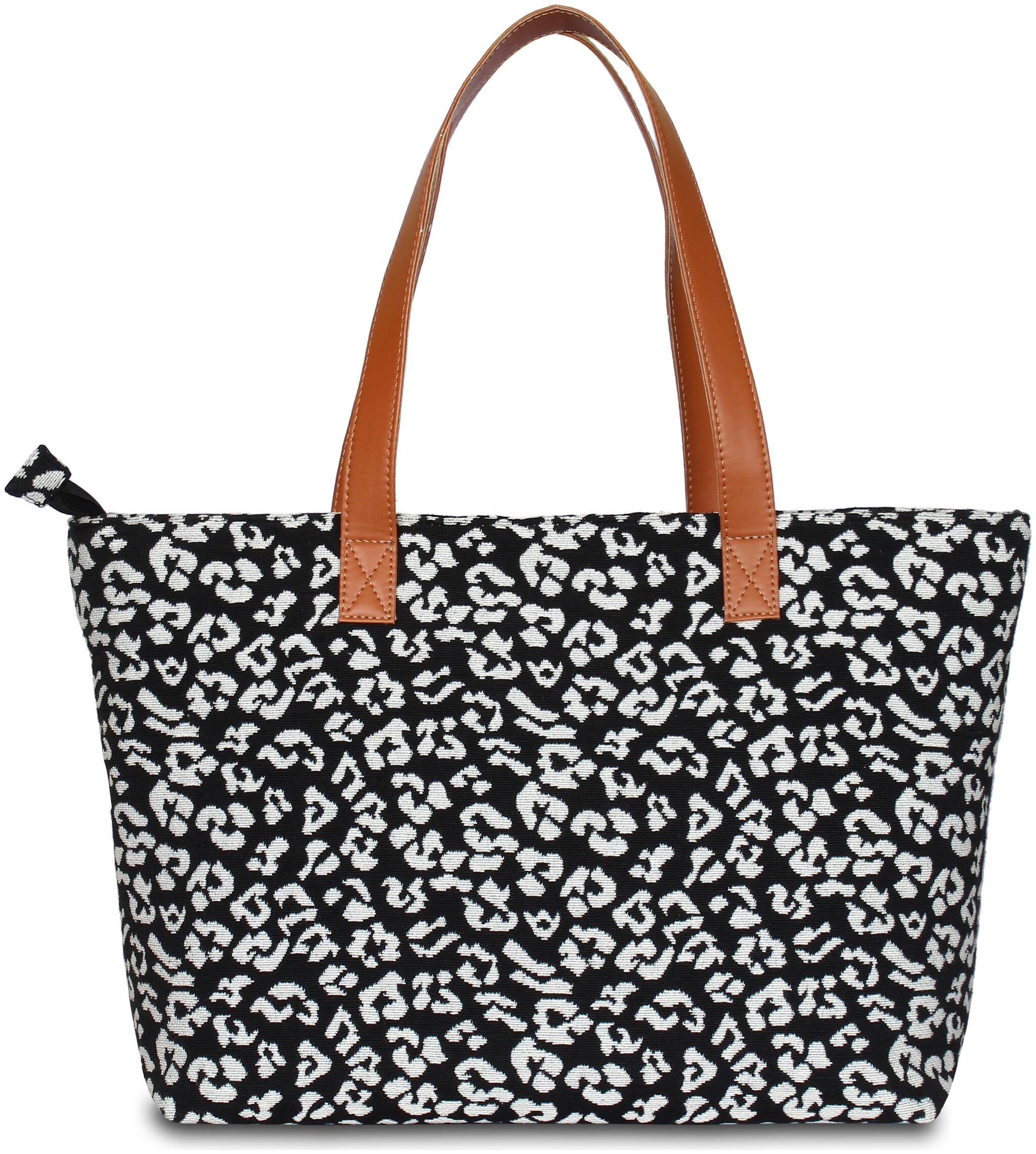

BABES BABAS Girls Women s Canvas Tote Bag Shoulder Bag Handbag - Black Prints