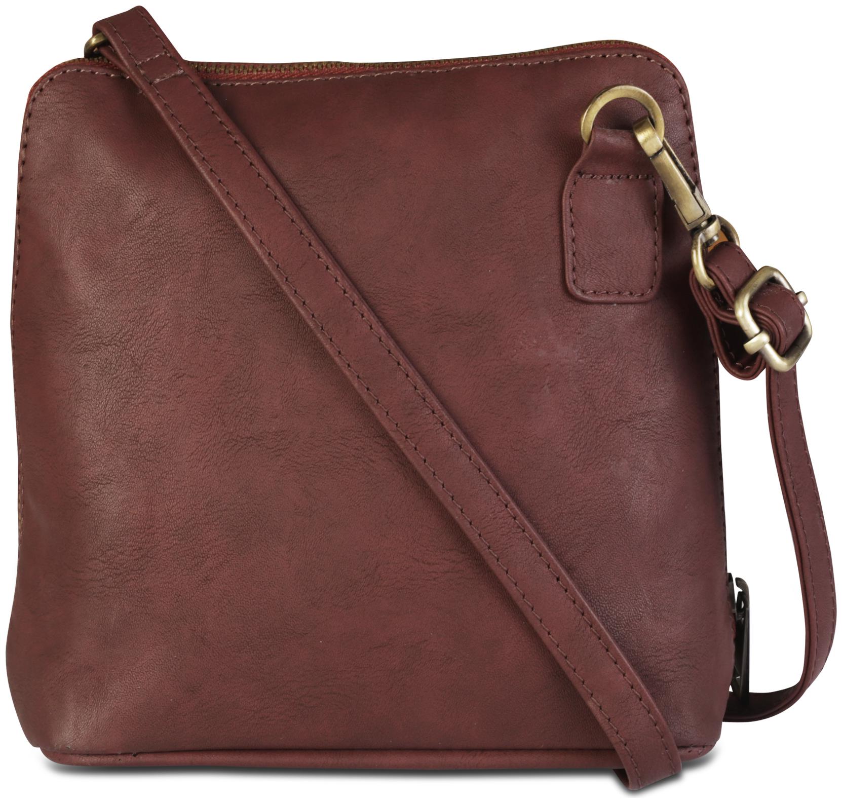 

BABES BABAS Red Faux Leather Solid Sling Bag