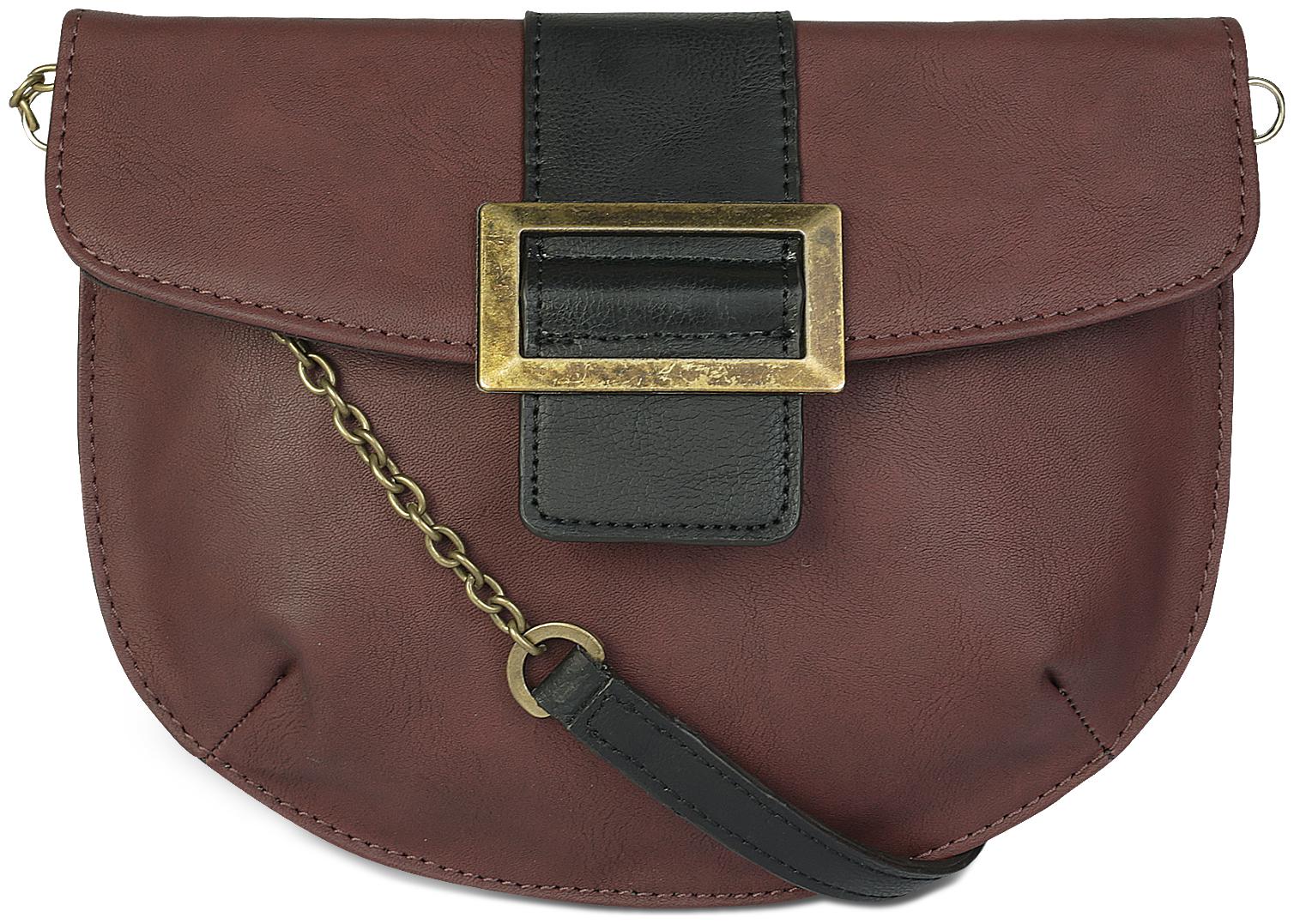 

BABES BABAS Red Faux Leather Solid Sling Bag