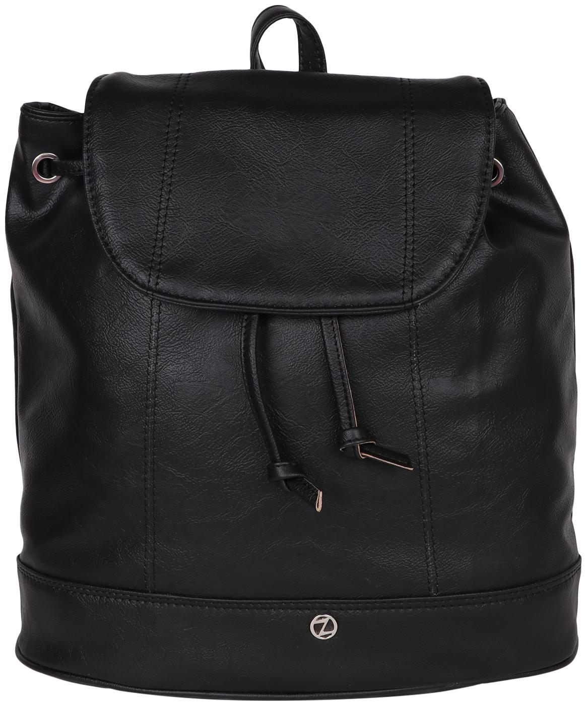 

Osaiz Black PU Backpack
