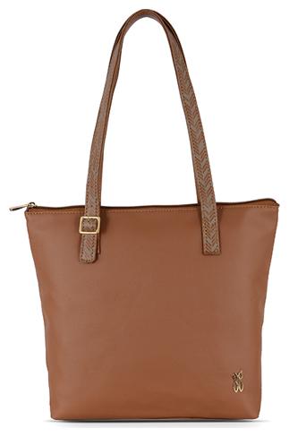 

Baggit Tan Synthetic Hobo Bag