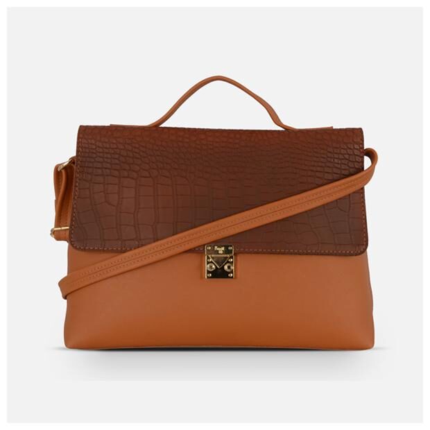 

Baggit Tan Synthetic Handheld Bag