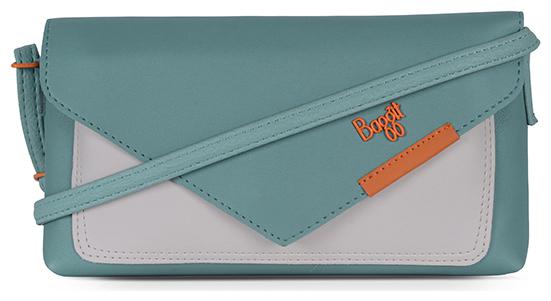 

Baggit Blue Nylon Solid Sling Bag