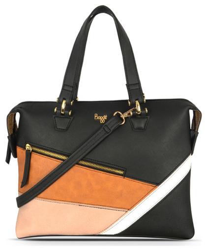 

Baggit Black Synthetic Handheld Bag