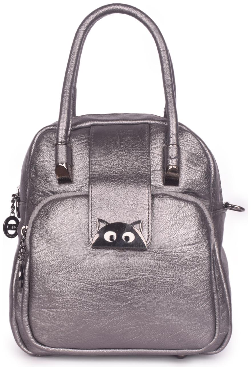 

Bagkok Grey PU Backpack