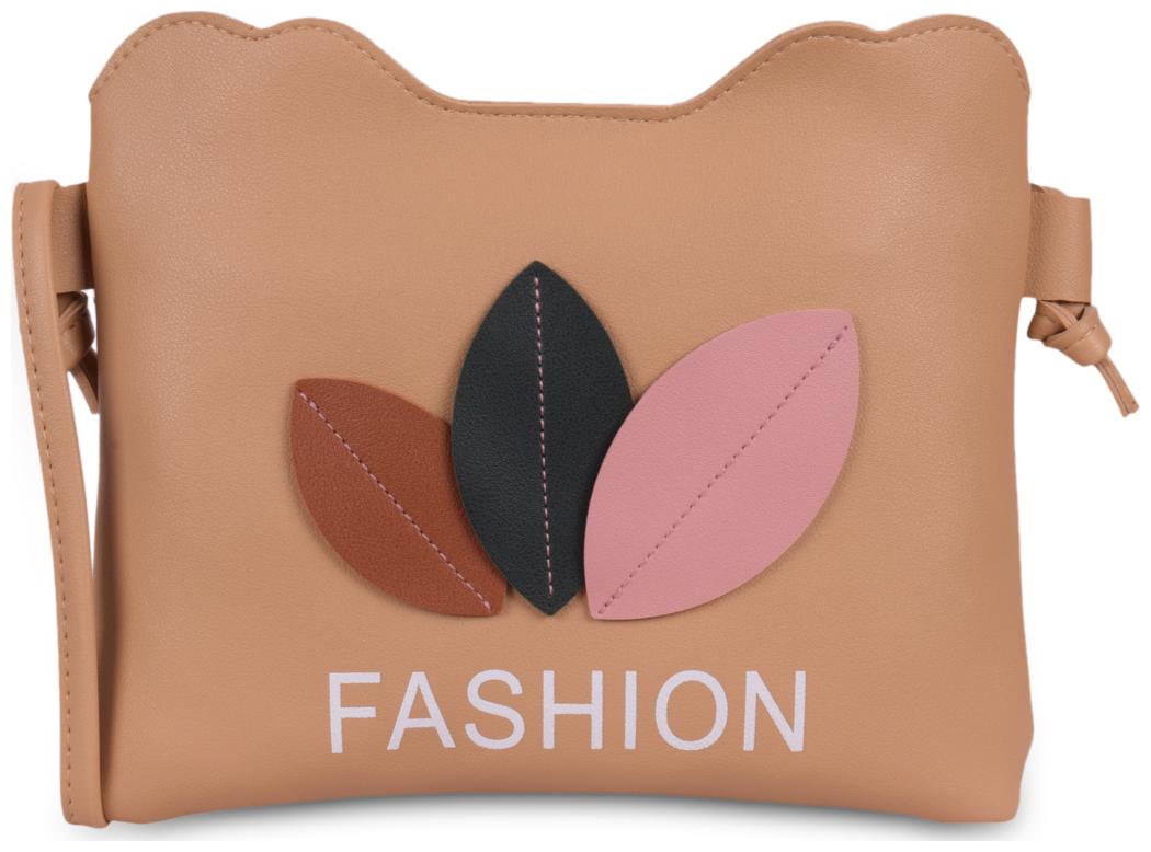 

Bagkok Beige PU Solid Crossbody Bag
