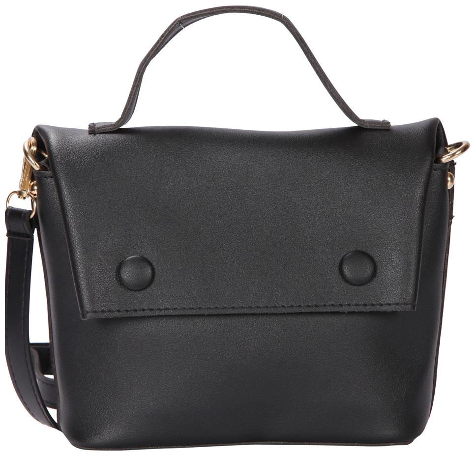

Bagkok Black PU Handheld Bag - Black PU Handbag